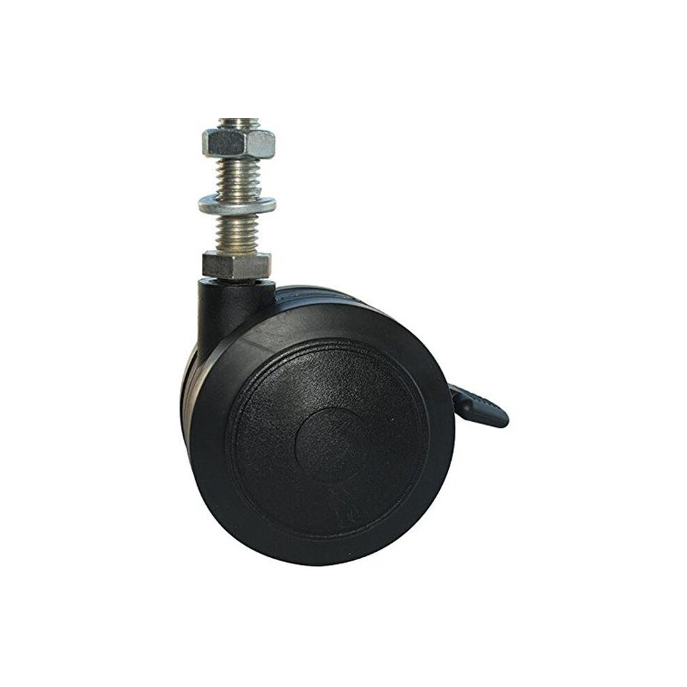 Mjm International R-3Tw-Rp Replacement 3 In. Rust Proof Threaded Stem Casters