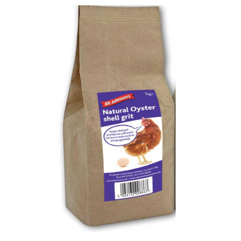 Mr Johnsons Natural Oyster Shell Grit 1Kg