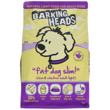 Barking Heads Natural Dog Food, Fat Dog Slim Light Chicken, 1 kg, Pack of 4