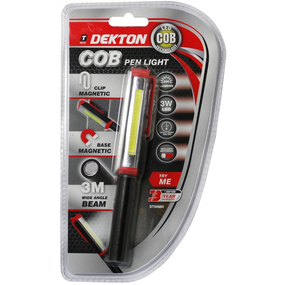 Dekton Light Cob Multipurpose Work Pen Pen Emergency Work Inspection Torch 3M