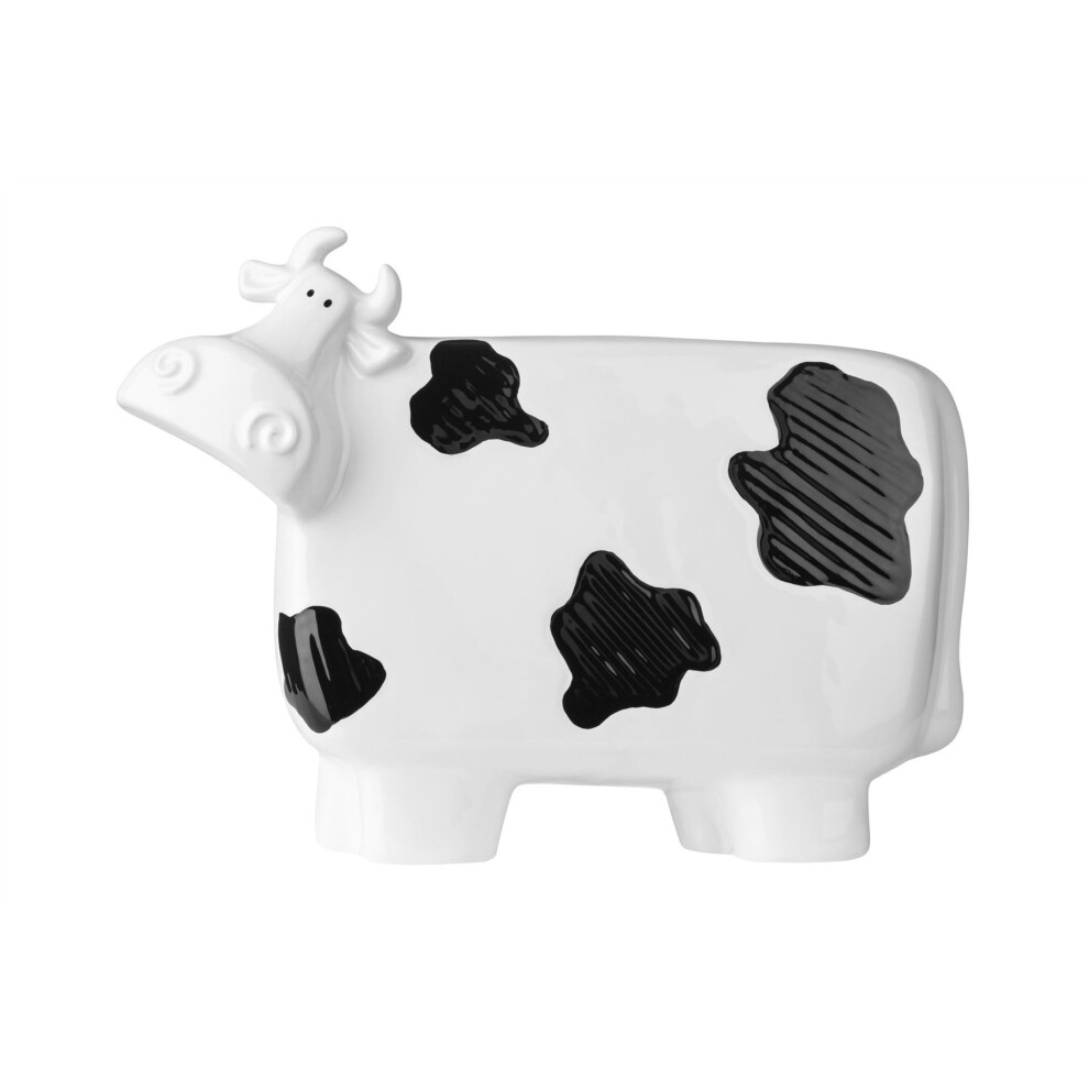 Premier Housewares Large Cow Ceramic Ornament W32 X D9 X H24 Cm