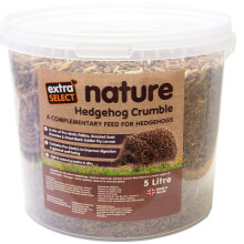 Extra Select Hedgehog Crumble Bucket, 5 Litre
