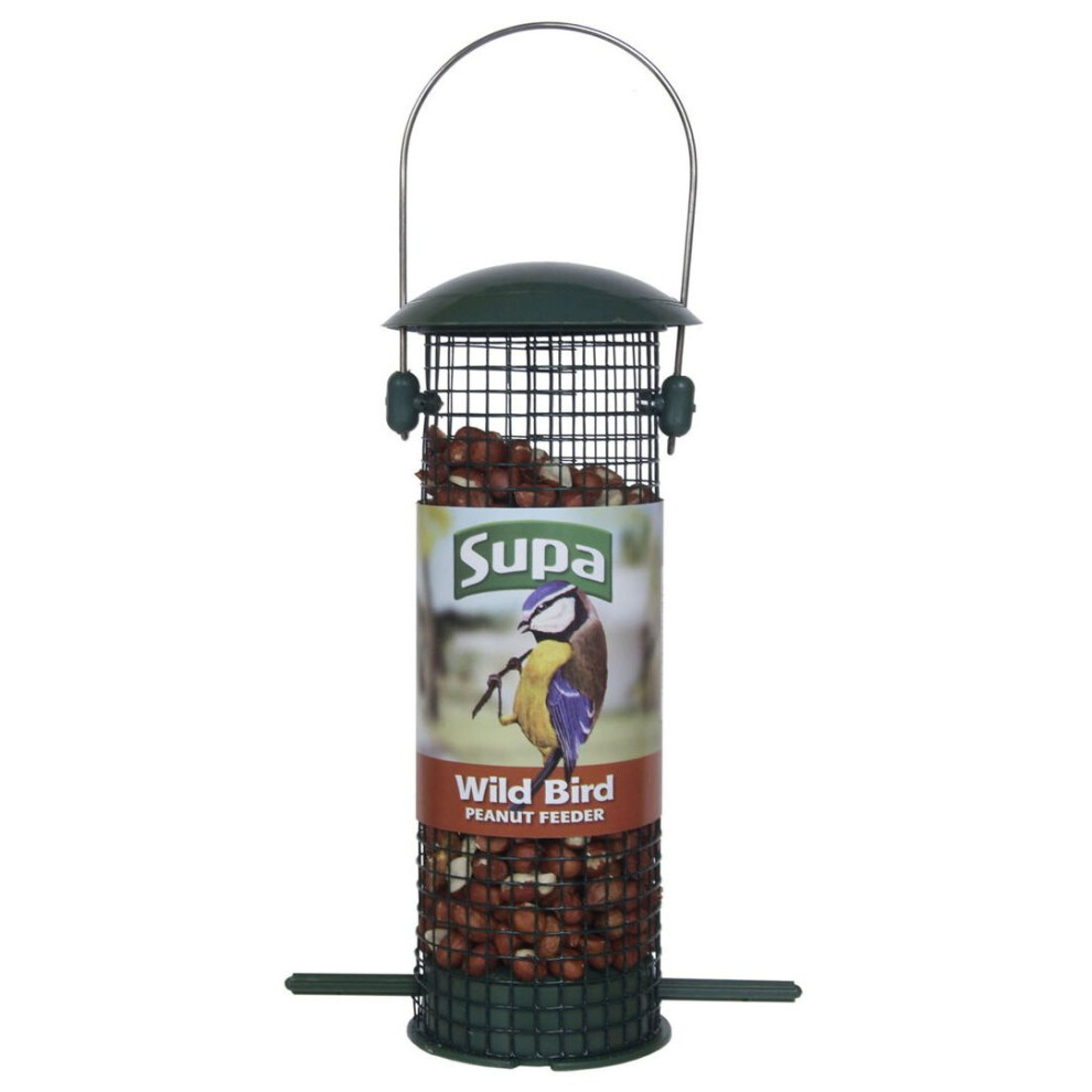 Supa Peanut Feeder Green 18cm (7'') (Pack of 12)