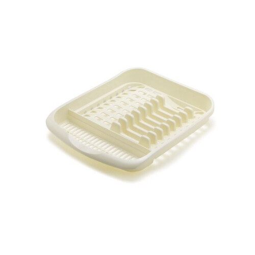 Addis Heavy Duty Plastic Plate & Cutlery Kitchen Rack Linen, Durable Space-Saving Organizer with Soft Linen Padding