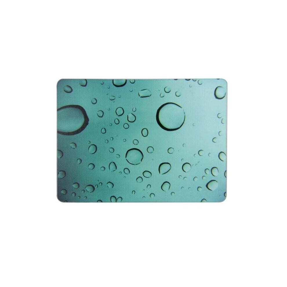 28X38Cm Water Droplets Glass Worktop Saver Protector Chopping Cutting Board