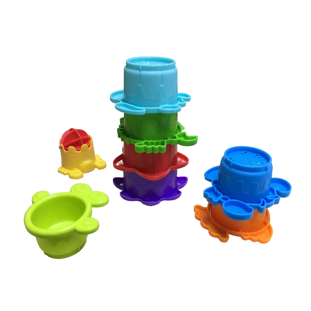 Infantino Stacking Cups with Water Mill, 7-Piece