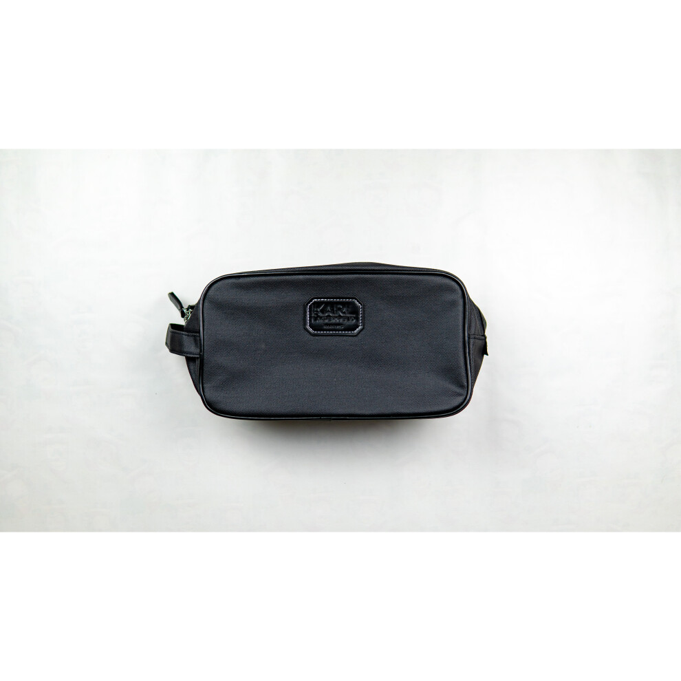 Karl Lagerfeld Mens Black Toiletry Bag