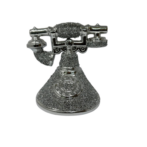 Crushed Diamond Exclusive Telephone Sparkly Ornament