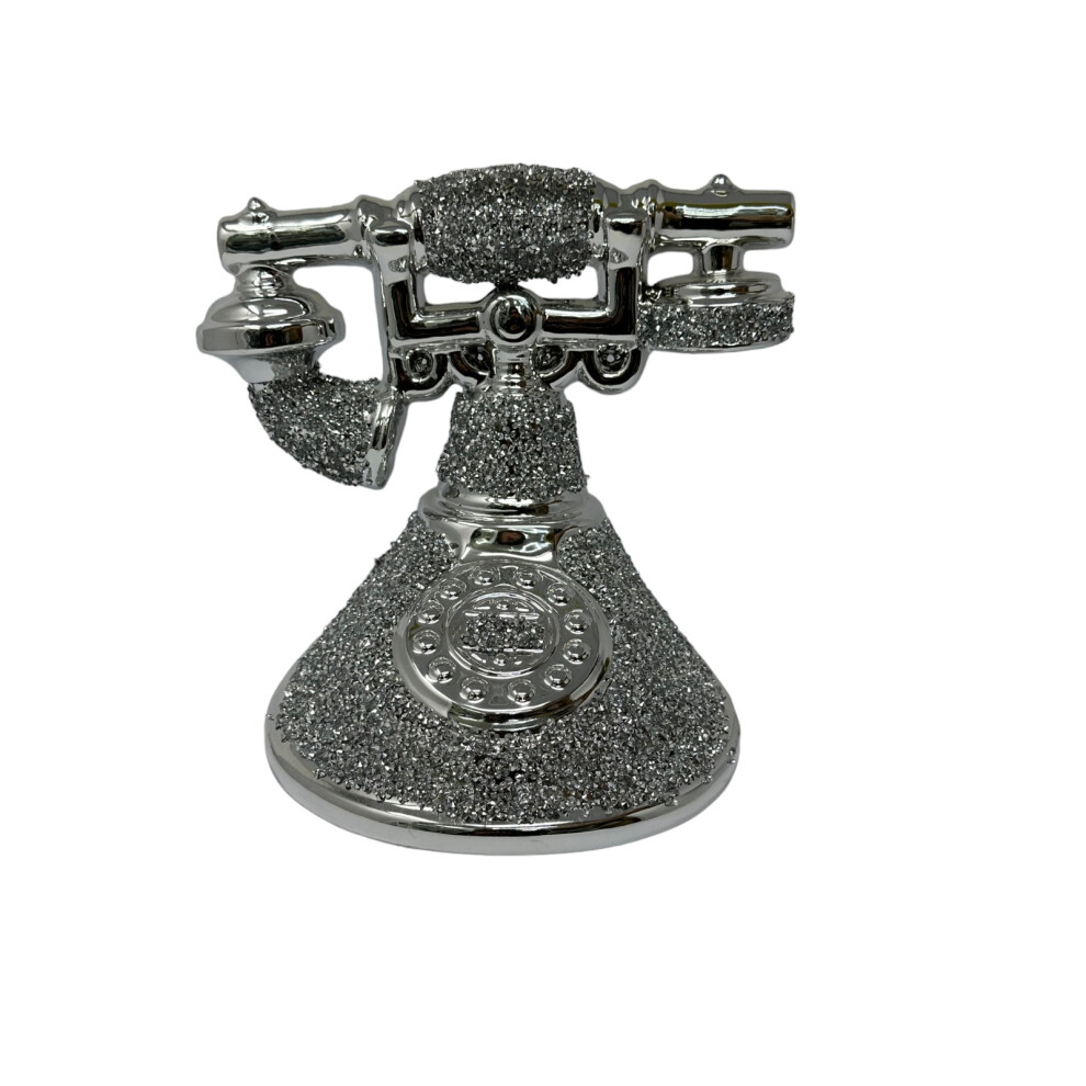 Jayogla Crushed Diamond Exclusive Telephone Sparkly Ornament