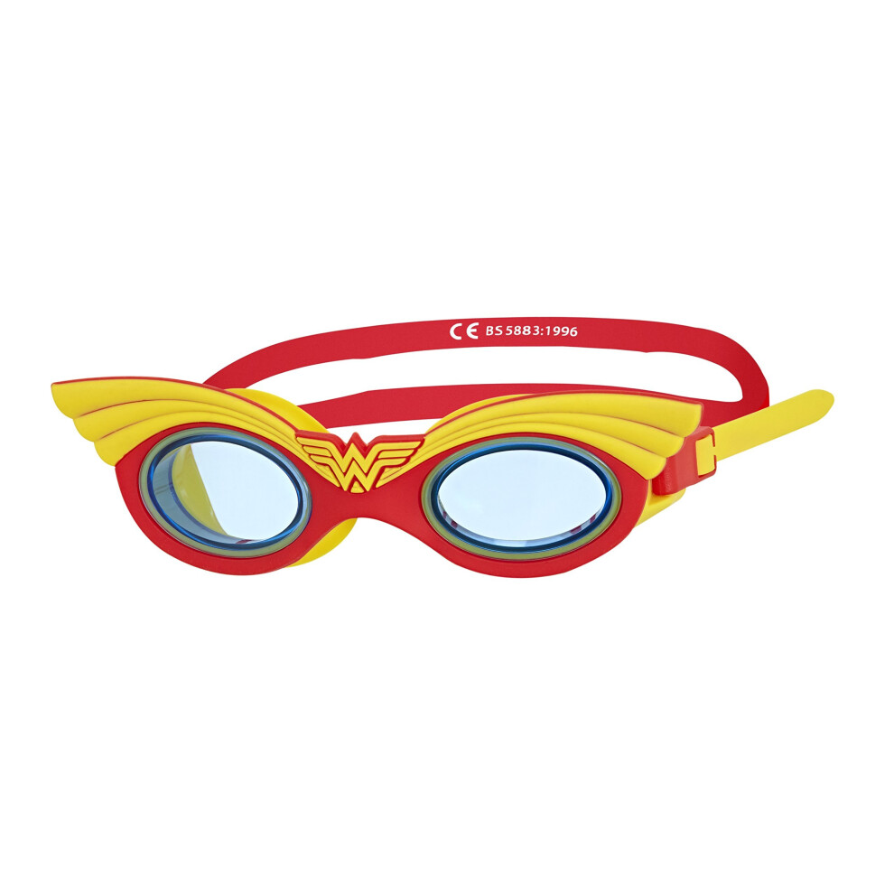 Zoggs Kids' DC Super Heroes Character Swimming Goggles, Wonder