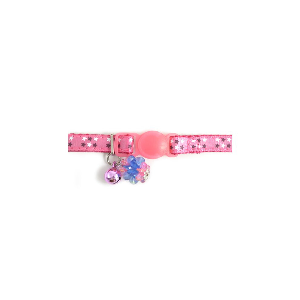 Luxury Pink Jewel Kitten Collar Set with Safety Buckle - 3-Pack (673150)