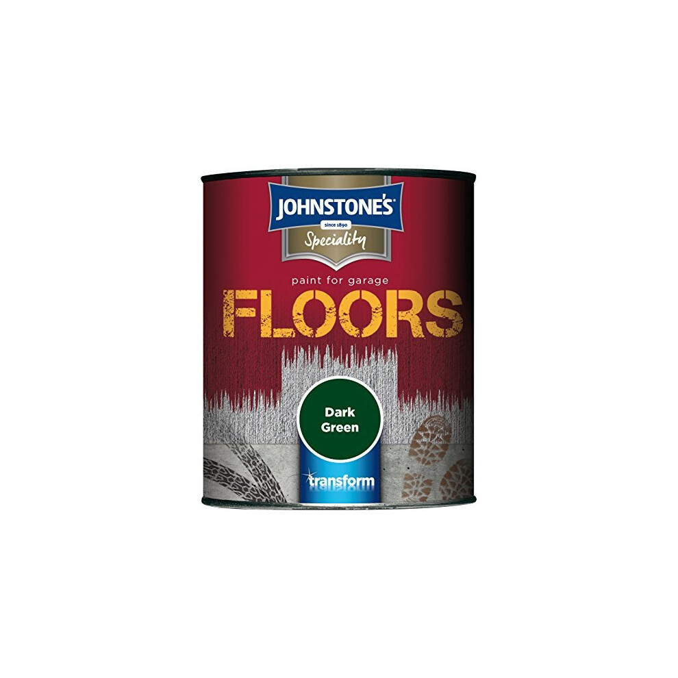 (Dark Green, 750ml) Johnstone's Garage Floor Paint