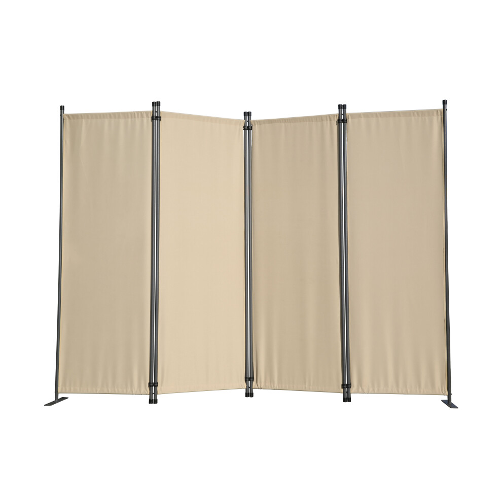 (Beige) Angel Living Room Dividers Screen 4 Panels