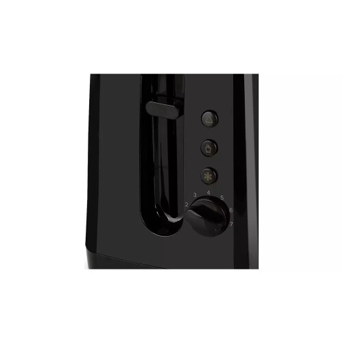 New Basic 2 Slice Toaster Plus Crumb Tray To Keep Things Tidy - Black 1