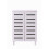 Timber Art Design UK 4 Tier Shoe Storage Cabinet 2 Door Cupboard Stand Rack Unit White 5