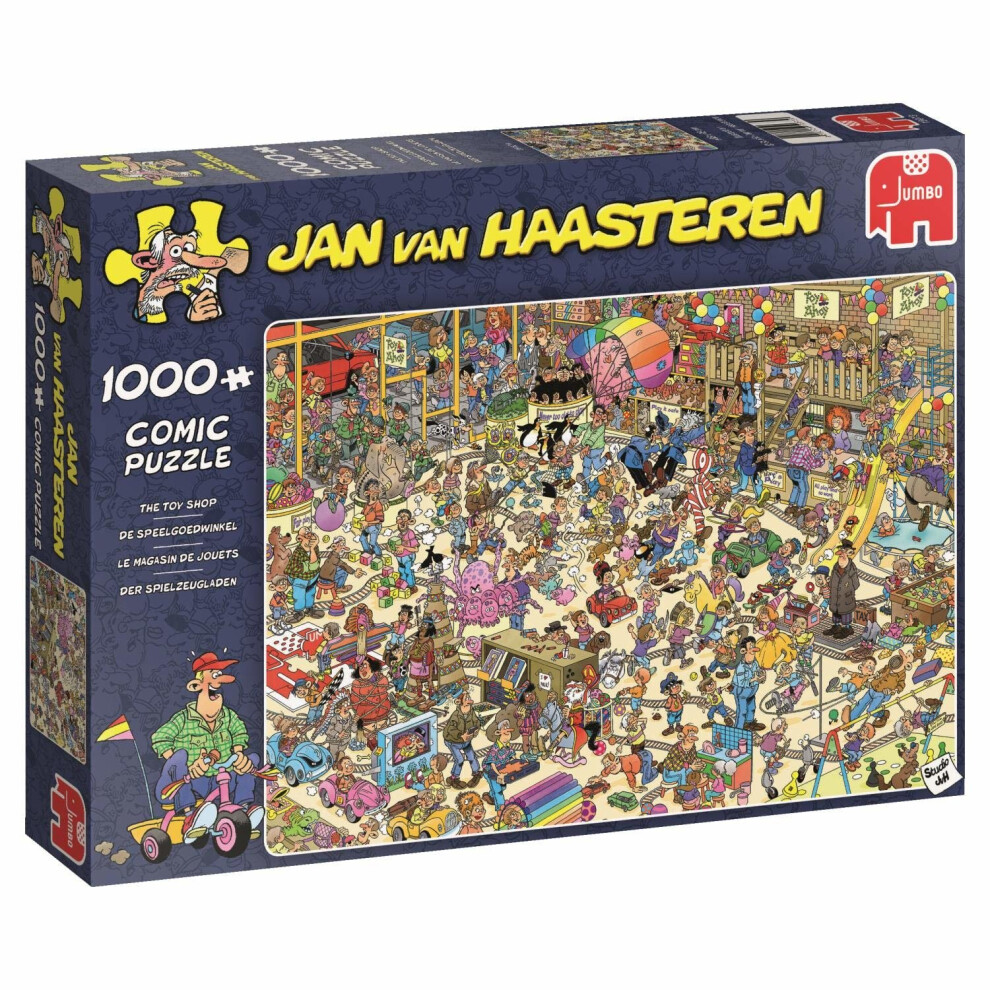 Jumbo 19073 Jan Van Haasteren-The Toy Shop 1000 Piece Jigsaw Puzzle