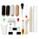 28 Pieces Bookbinding Tools Set Large-eye Curved Needles Thimble Ring Needle Threader Waxed Thread Clipper Bone Folder Paper Creaser Binder Clips... 1