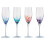Anton Studio Designs Set of 4 Speckle Flute Glasses 1