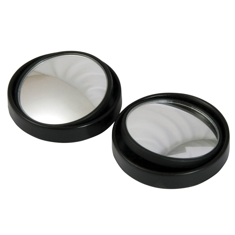 Pair Of Blind Spot Adjustable Mirrors Motorcycle Scooter Learner 5034862240187