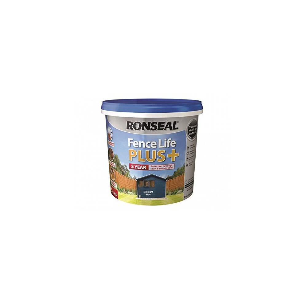 Ronseal Fence Life Plus+ Midnight Blue 5 Litre