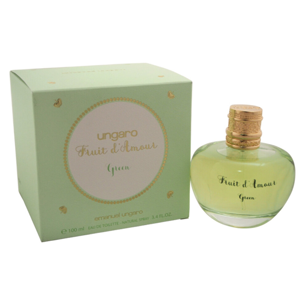 Emanuel Ungaro Fruit d'Amour Green Eau de Toilette Spray for Her, 100 ml