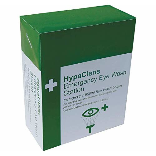 HypaClens Emergency Sterile Eyewash Station (2 x 500 ml) 2