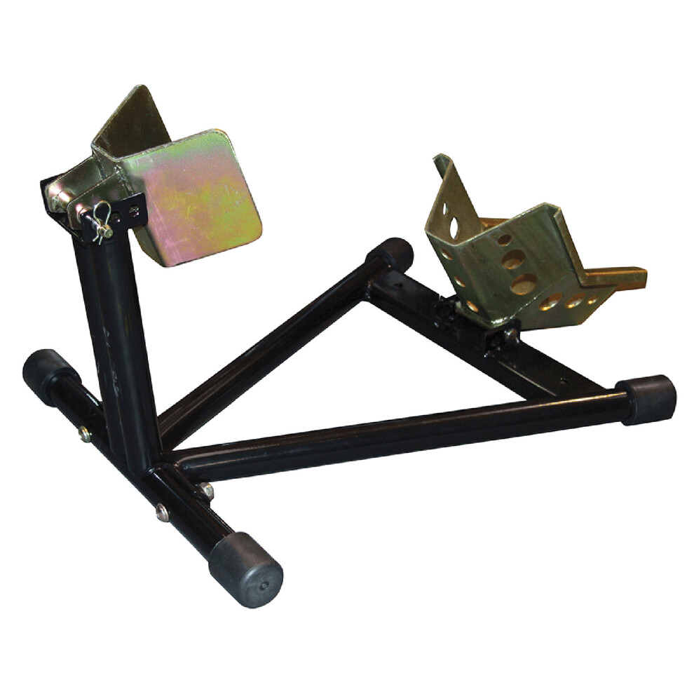 Motorcycle wheel chock race track bike clamp transport shipping holder