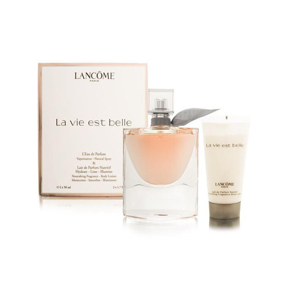 Lancome La Vie Est Belle 50ml L'Eau De Parfum & Body Lotion Gift Set