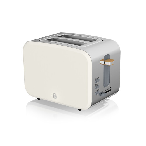 (Swan 2 Slice Nordic Style Toaster White) Swan 2 Slice Nordic Style Toaster