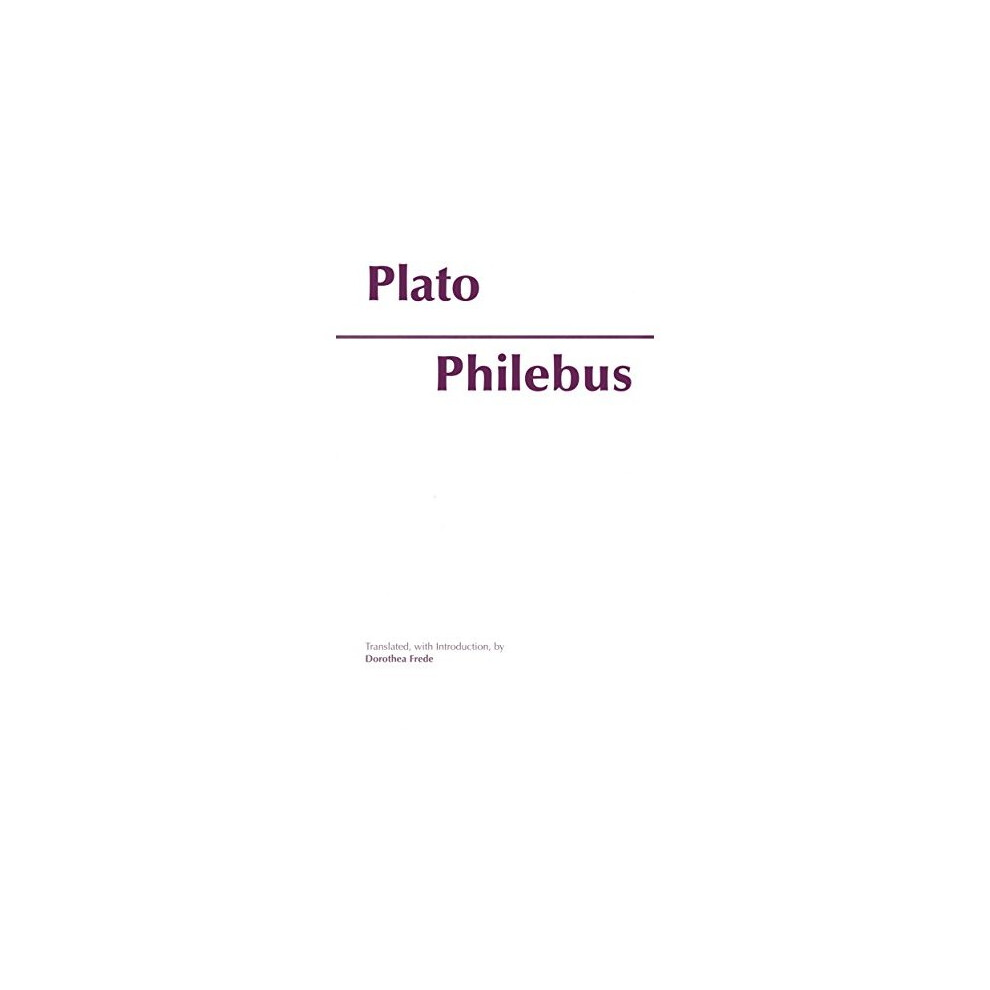 Philebus (Hackett Classics)