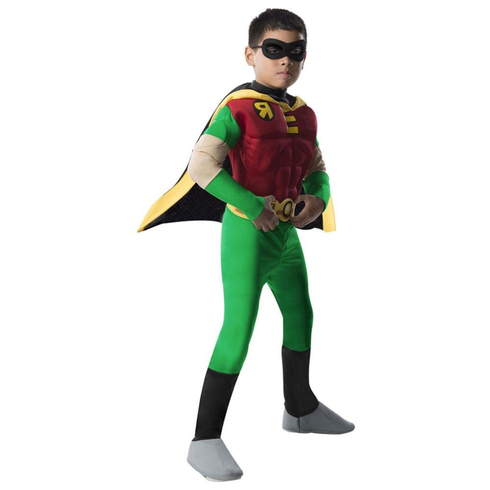 Rubies (S) Deluxe Muscle Chest Robin Costume Multicoloured