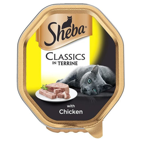 Sheba Sheba Tray Classics With Chicken In Terrine 85g (Pack of 22)