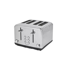 Pyramid 4 Slice Toaster Slots And High-Lift Feature - Stainless Steel