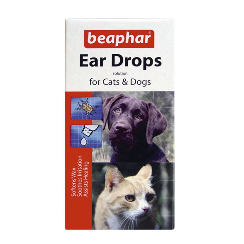 Beaphar Dog & Cat Ear Drops 15ml