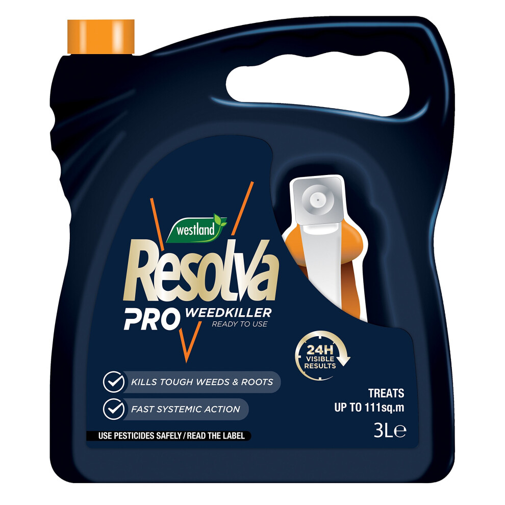 Resolva Pro Ready To Use Weed Killer, 3 Litres