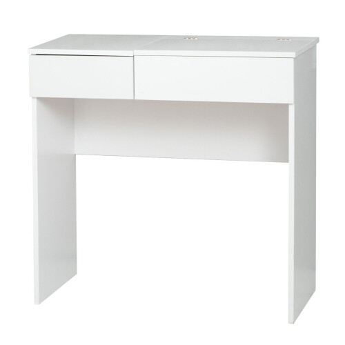 URBN Living (Diana) Dressing Vanity Table Mirror Make Up Storage Pink Compartments Drawers Bedroom 2