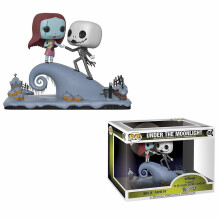 Funko Pop Movie Moment  : L'  trange No  l de Monsieur Jack - Figurine de collection Jack et Sally sur la colline multicolore