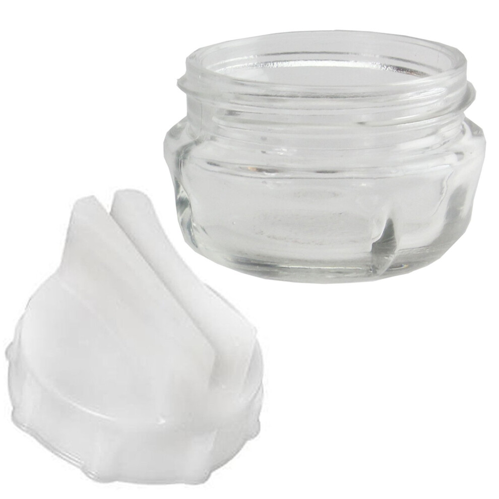 SPARES2GO Screw In Glass Lamp Bulb Lens Light Cover + Removal Tool for Neff Oven Cooker