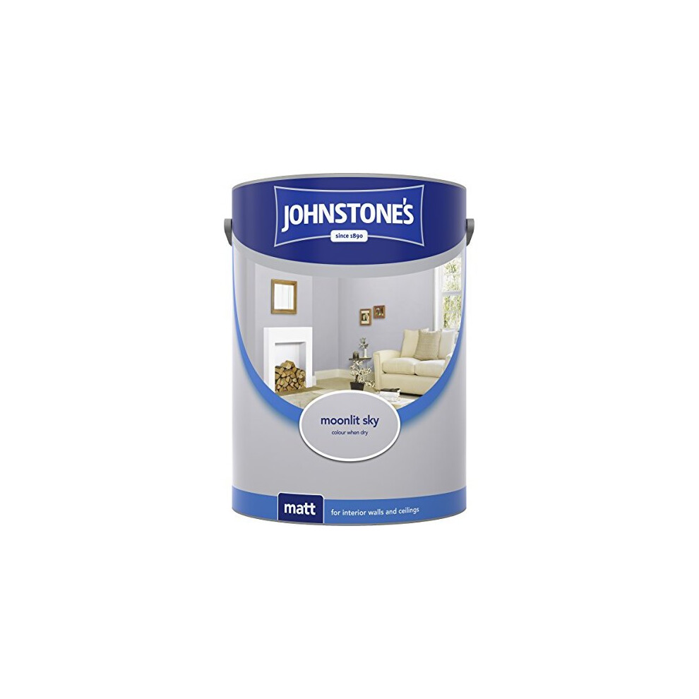(Moonlit Sky, 5L) Johnstone's Matt Emulsion | Matt Wall Paint