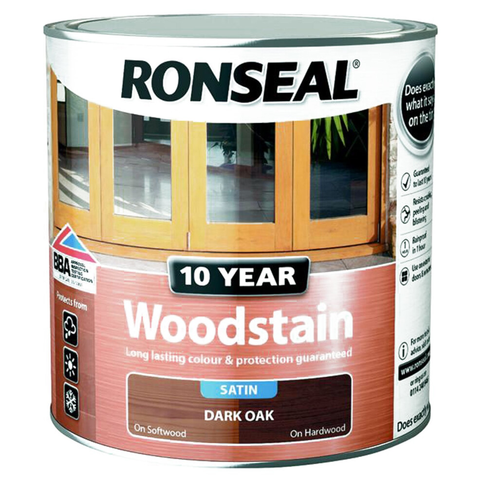 RONSEAL DARK OAK 10 YEAR WOODSTAIN 2.5L