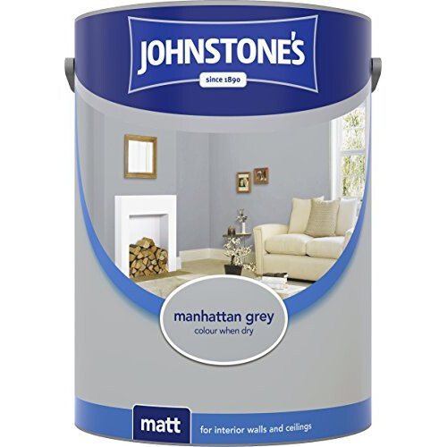 Johnstone's (Manhattan Grey, 5L) Johnstone's Matt Emulsion | Matt Wall Paint
