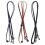 Ruix 3 Pieces Eyeglass Strap, PU Leather Eyeglass Chain Eyeglass Cords Retainer 1