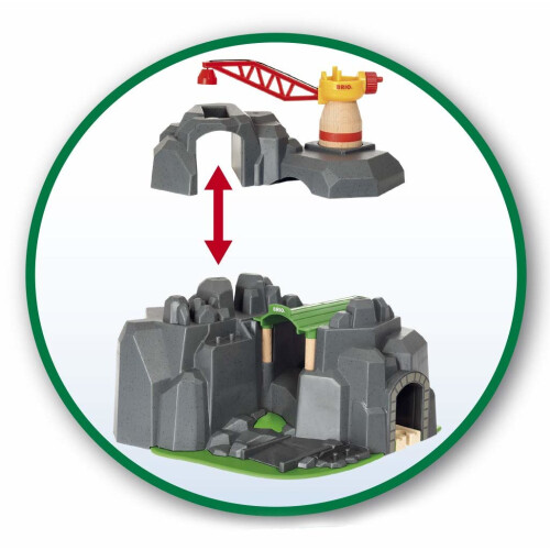 Brio BRIO World - Crane and Mountain Tunnel - Jigsaw Puzzle 2