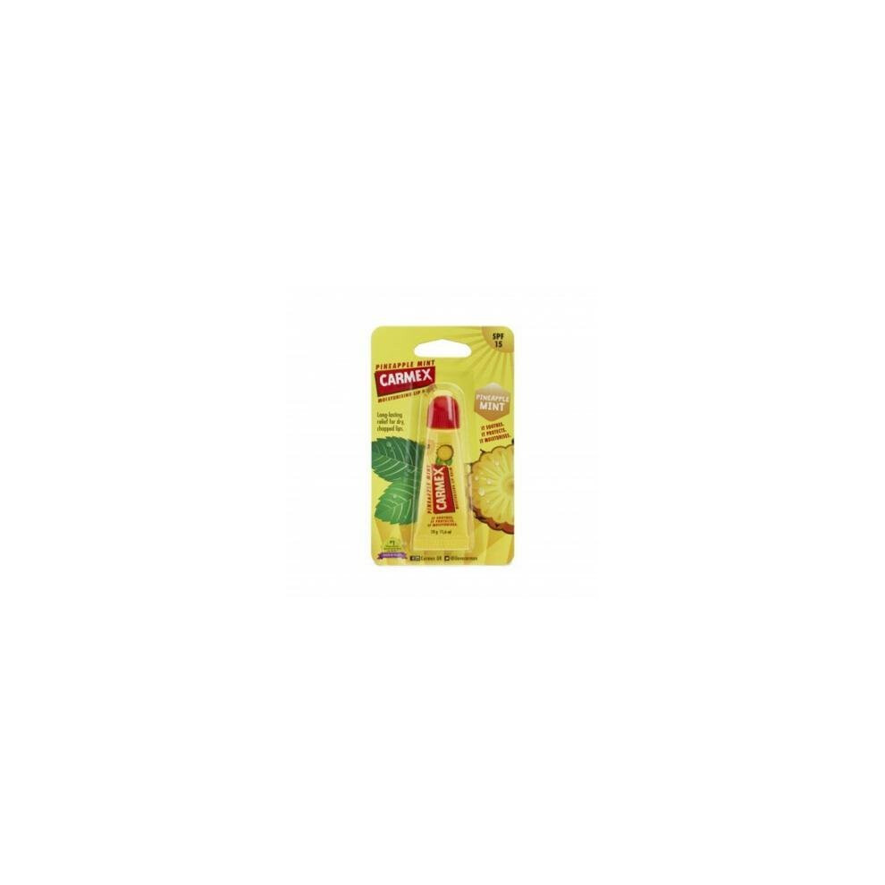 Carmex Moisturising Lip Balm Tube - Pineapple Mint 10g/11.6ml