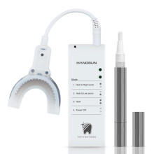 Hangsun Sonic Teeth Whitening Kit Gel Pen HM21 Tooth Whitening With Heating and Massage Function Professional Home Dental Care (Extention Cord...