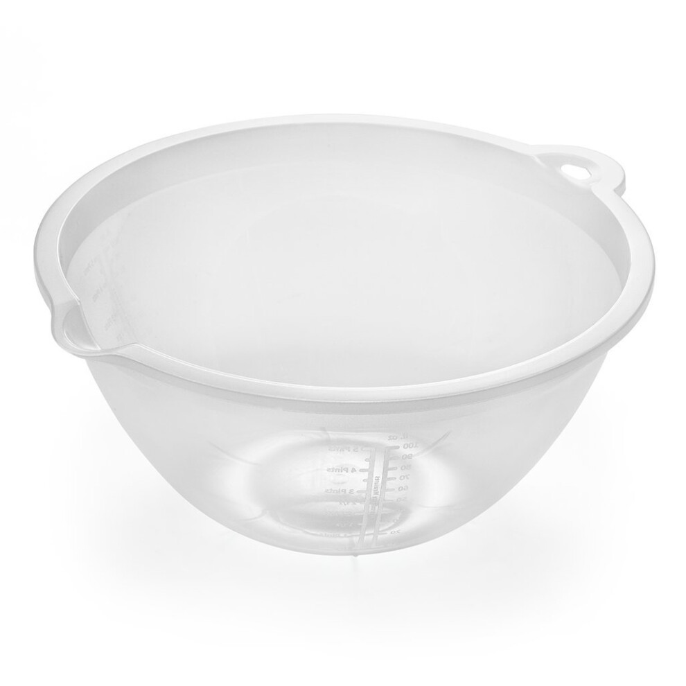 Addis 518005 Mixing Bowl, Plastic, Transparent