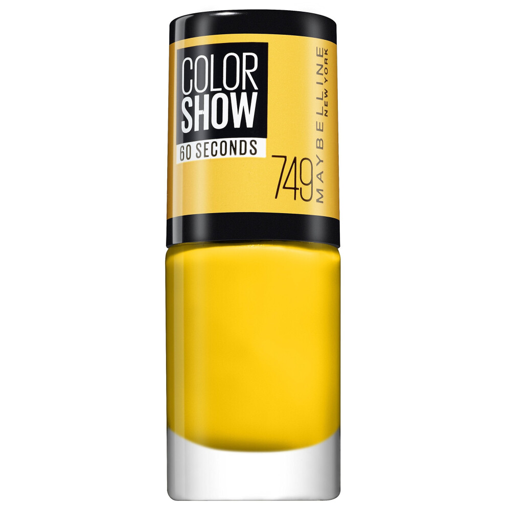 Maybelline Colour Show Nail Polish - 7 ml, 749 Electric Yellow