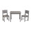 (grey table and chair set ) Kids' Table And Chair Set 2