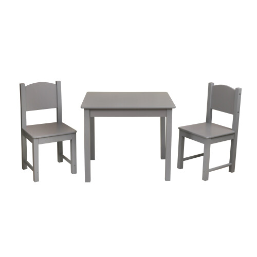 (grey table and chair set ) Kids' Table And Chair Set 1