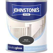 (Black, 750ml) Johnstone's Non-Drip Gloss Paint
